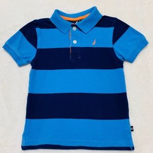 Nautica 3T Striped Polo Shirt